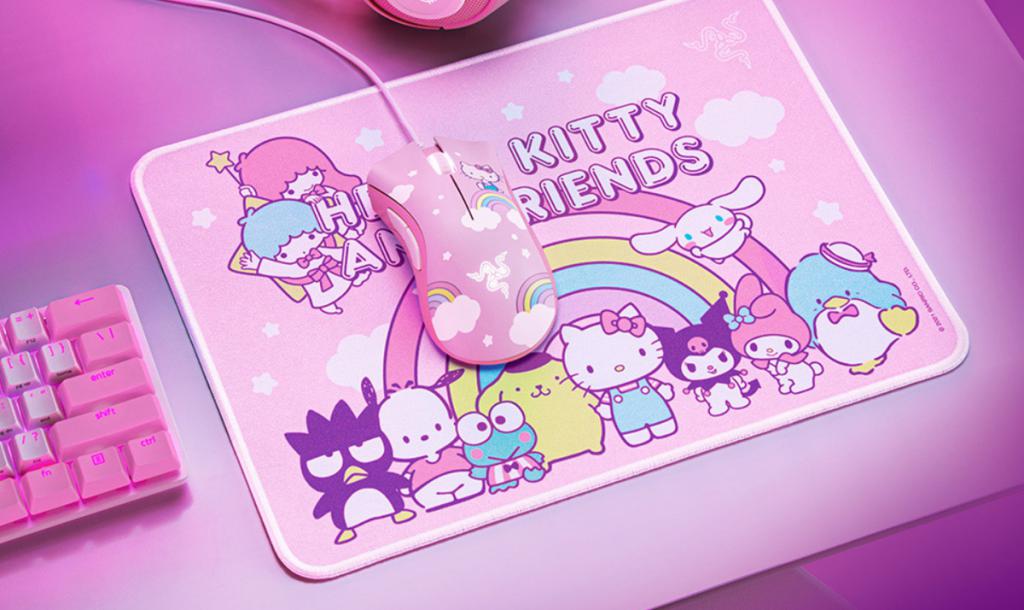  雷蛇与 Hello Kitty 合作联动，推出一套粉嫩配件产品 