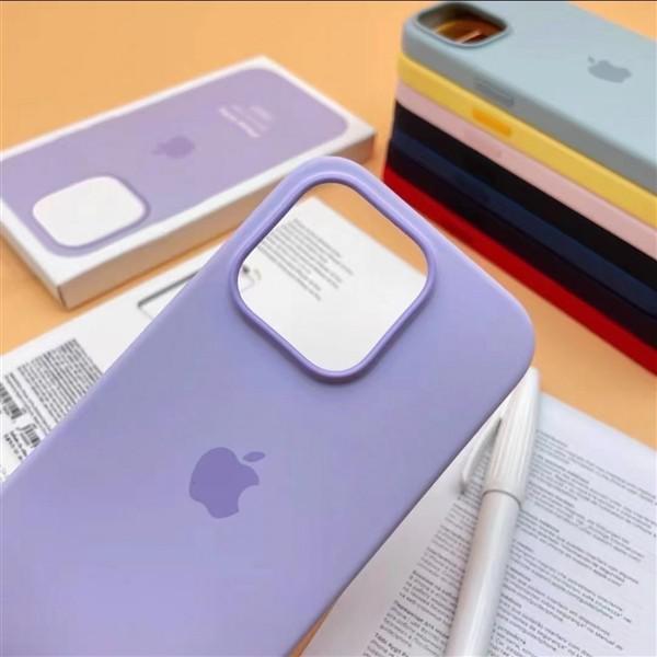 iPhone 14 Pro 紫色版官方手机壳疑曝光！长春花蓝 + 香芋紫结合色？