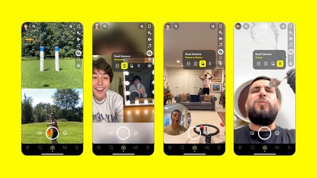双摄像头记录新趋势 Snapchat 新模式非常好玩