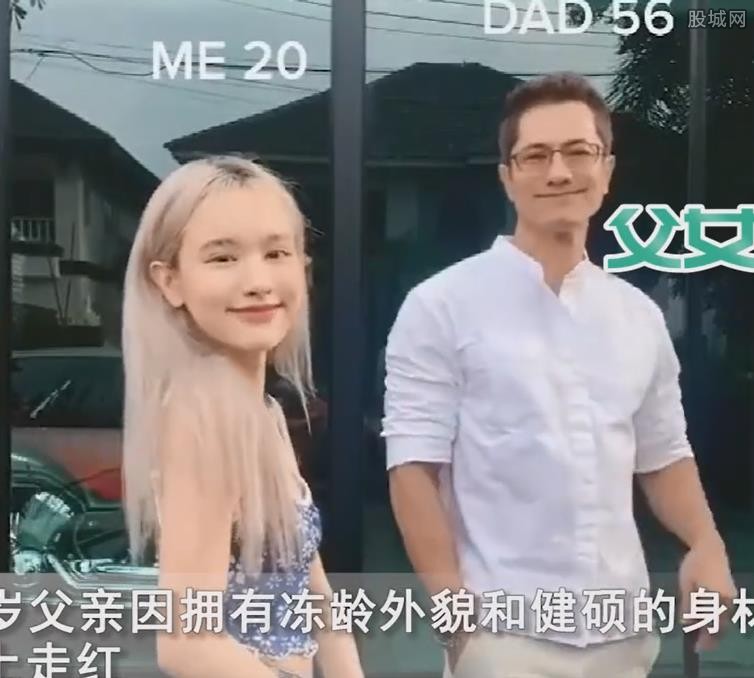 泰国56岁父亲与女儿合照（二人多次被误认为是情侣身材绝了！）