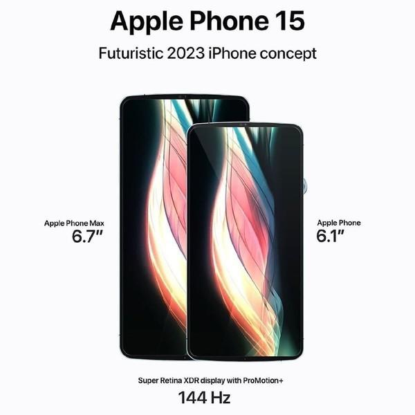 灵动岛也不要 苹果 iPhone 15 设计图曝光 这才是真的全面屏
