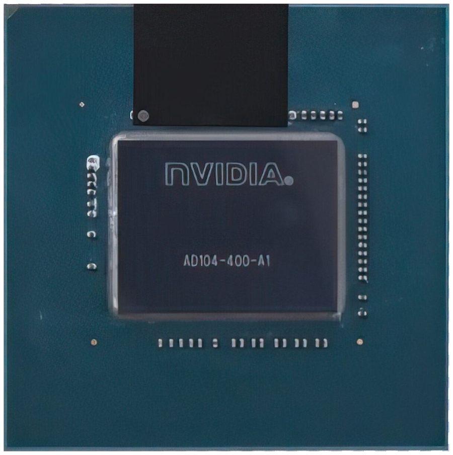 NVIDIA AD104-400 显示核心曝光，芯片尺寸较小